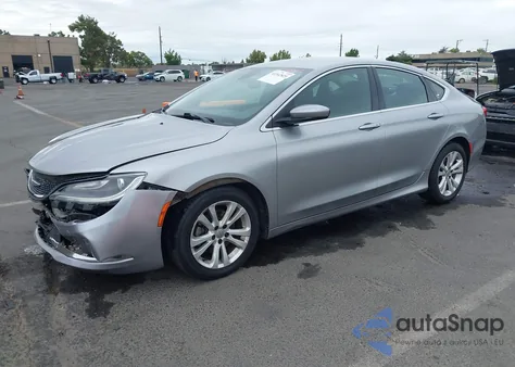 2015 Chrysler 200 Limited z USA, uszkodzony, nr VIN 1C3CCCAB5FN675395